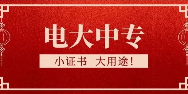 電大中?？孔V嗎？